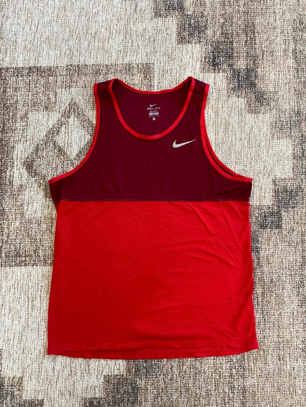 Nike Men's Red Workout Tank
